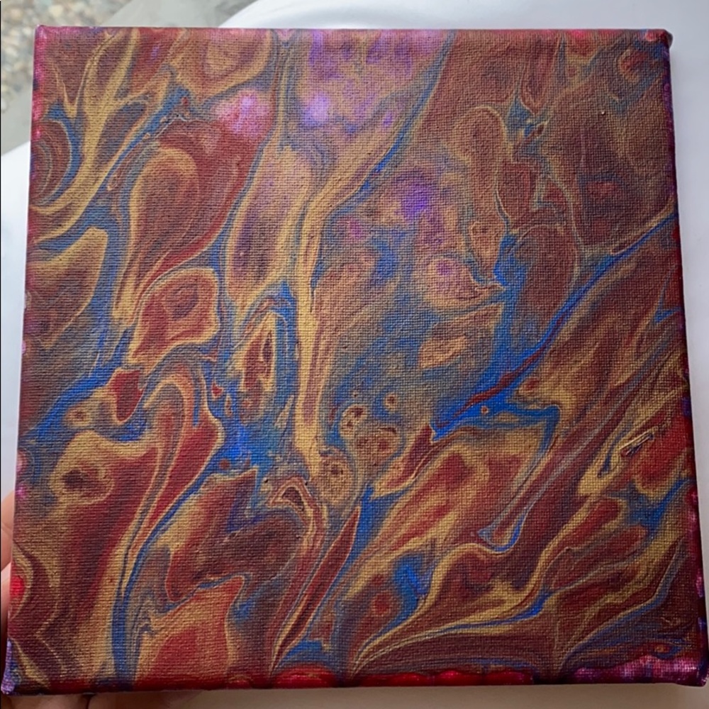 PAINT POUR CANVAS ART
